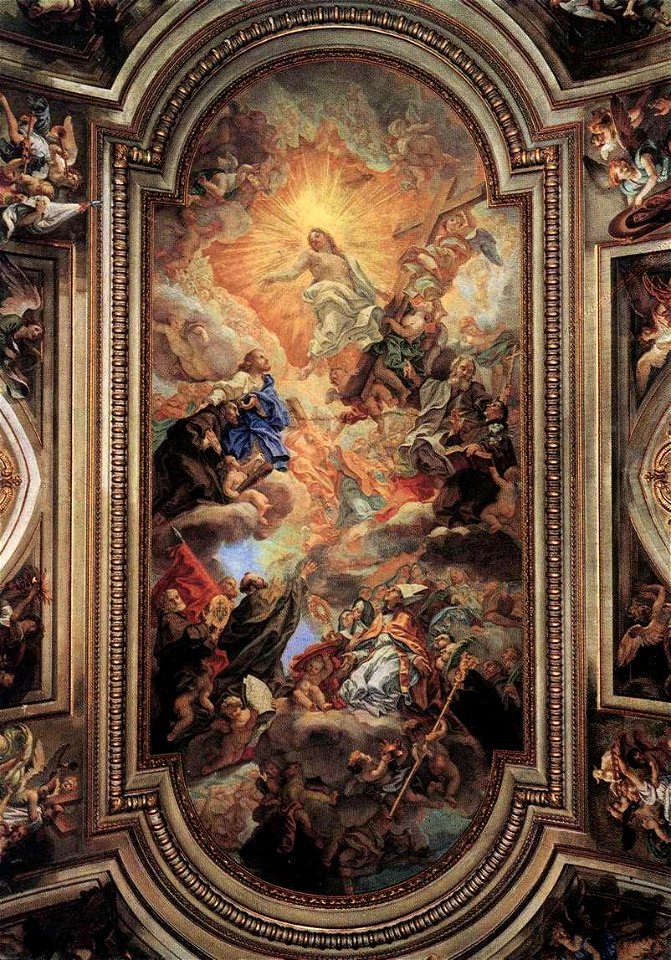 Baciccio - Apotheosis of the Franciscan Order - WGA01109