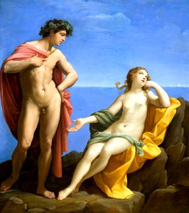 Bacchus and Ariadne by Guido Reni. Free illustration for personal and commercial use.
