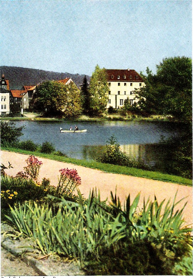 Bad Salzungen Burgsee um 1920