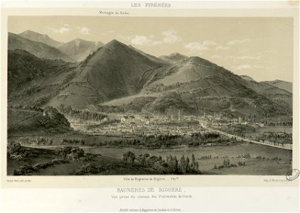 Bagnères de Bigorre - Vue prise du chemin des Palomières de Gerde - Fonds Ancely - B315556101 A PETIT 3 022