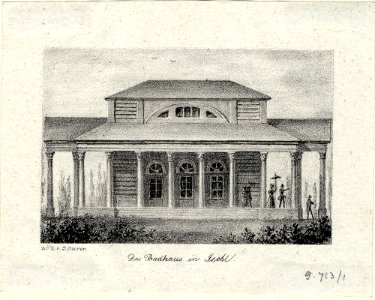 Badhaus in Ischl c1830 G 0713 I