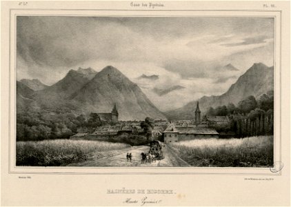 Bagnères de Bigorre - Hautes Pyrénées - Fonds Ancely - B315556101 A MONTHELIER 1 2 023