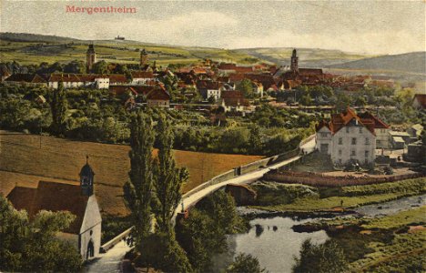 Bad Mergentheim, Baden-Württemberg - Stadtansicht (Zeno Ansichtskarten)
