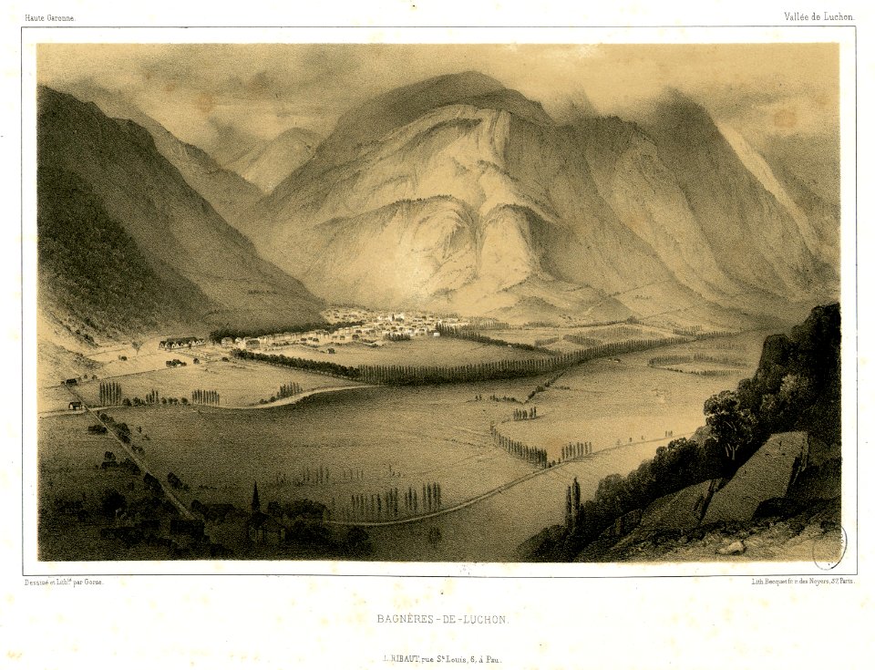 Bagnères-de-Luchon (Haute- Garonne-Vallée de Luchon) - Fonds Ancely - B315556101 A GORSE 9 025