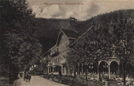 Bad Rippoldsau-Schapbach, Baden-Württemberg - Klösterleheim (Zeno Ansichtskarten). Free illustration for personal and commercial use.
