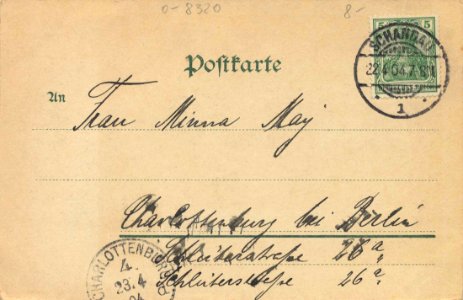 Bad Schandau, Sachsen - Sendigs Königsvilla (back) (Zeno Ansichtskarten)