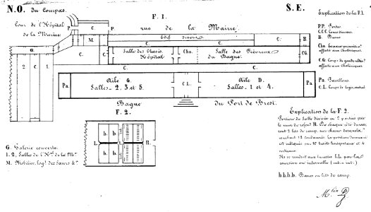 Bagne de brest, plan général
