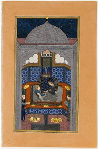Bahram Gur and the Indian Princess in the Dark Palace on Saturday