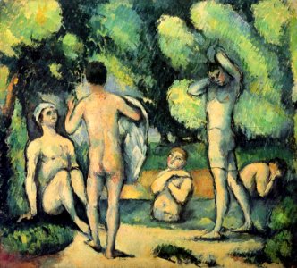 Paul Cézanne - Baigneuses (Detroit)