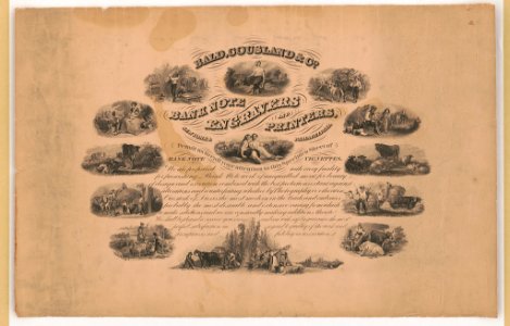 Bald, Cousland & Co. bank note engravers & printers, New York & Philadelphia. Permit us to call your attention to this specimen sheet of bank note vignettes LCCN2015647099