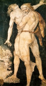 Baldung, Herkules und Antäus