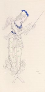 Léon Bakst - Costume Design for a Ballet (1916)