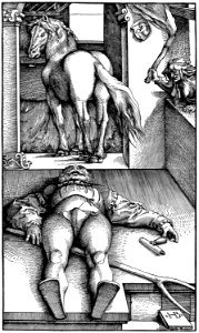 Bewitched Stable Groom by Hans Baldung Grien