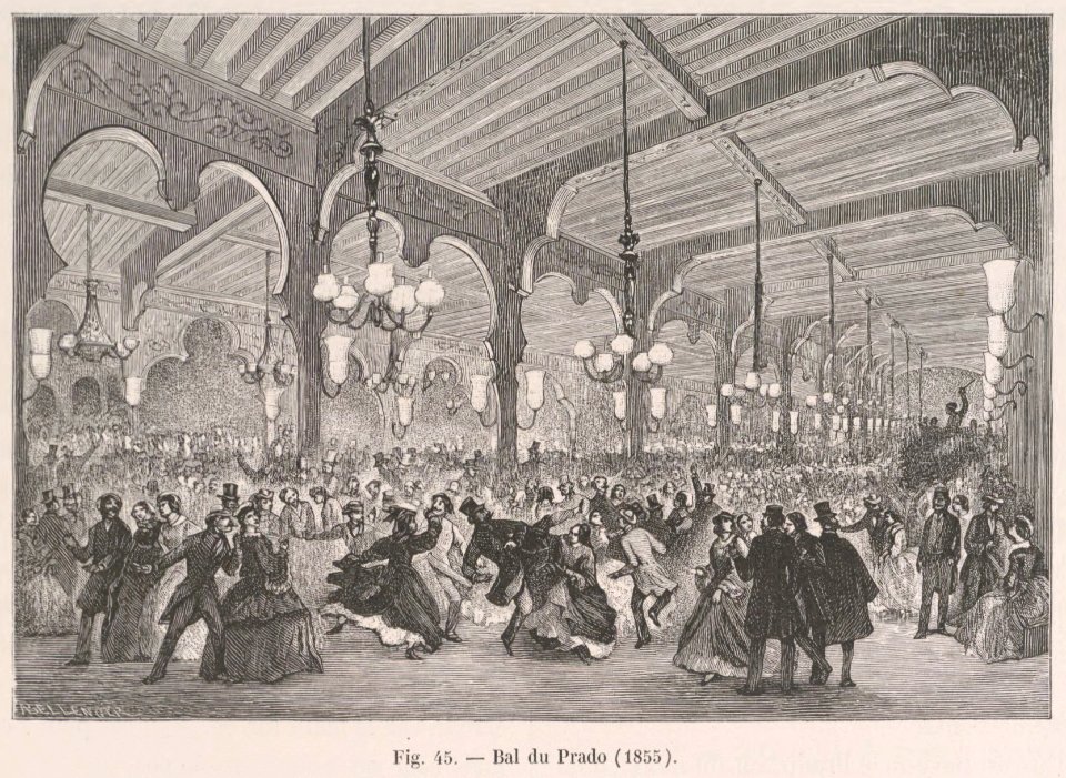 Bal du Prado, 1855
