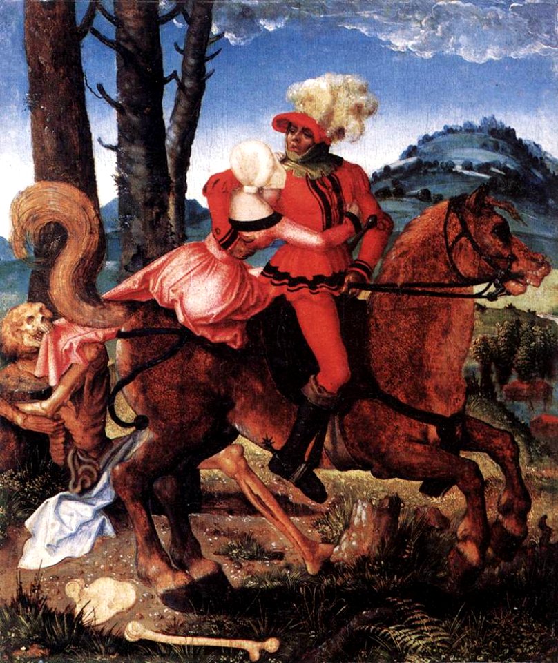 Hans Baldung - The Knight, the Young Girl, and Death - WGA01179