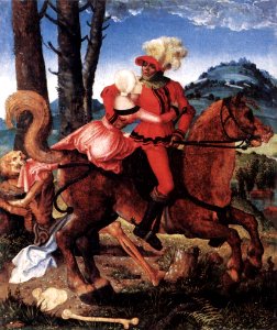 Hans Baldung - The Knight, the Young Girl, and Death - WGA01179