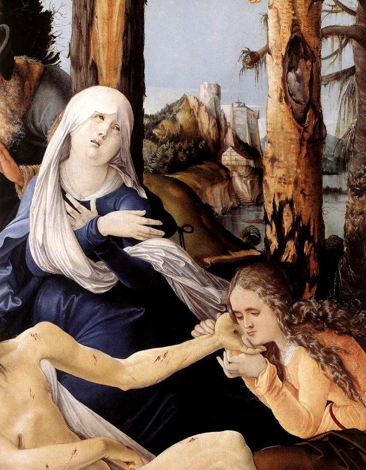 Hans Baldung - The Lamentation of Christ (detail) - WGA01209