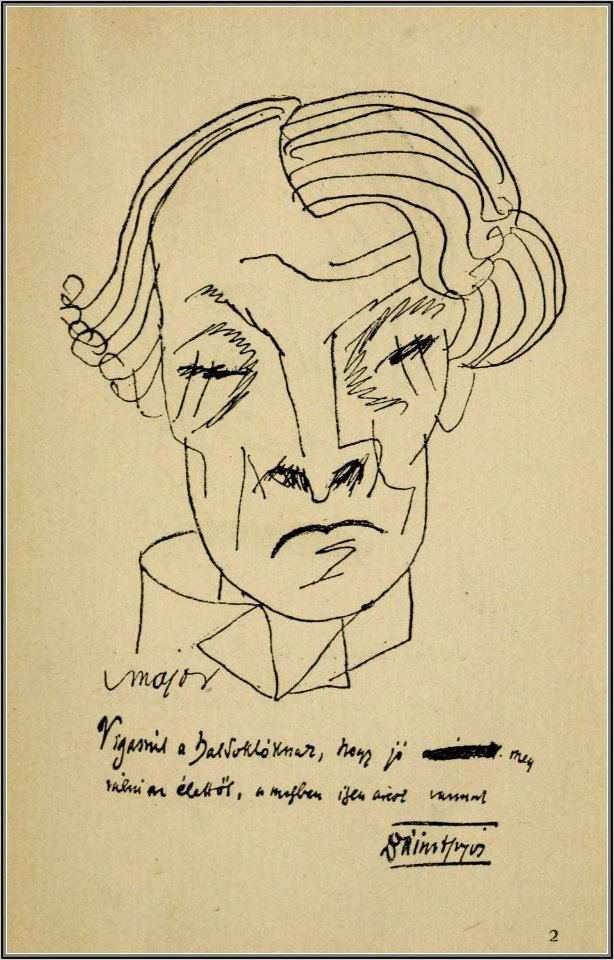 Bálint Lajos, 1913. Major Henrik rajza
