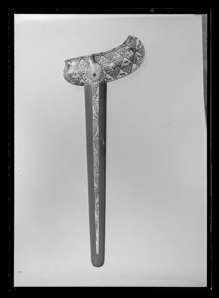 Balja till javanesisk kris nr 5029. Samhörande med balja 5030 och etui 5028, Surakarta 1835 - Livrustkammaren - 43864