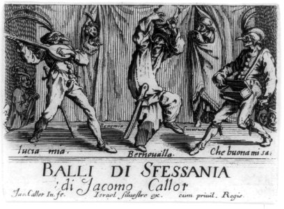 Balli di Sfessania 'di Jacomo Callot - Jac. Callot, in., fe. LCCN90707491