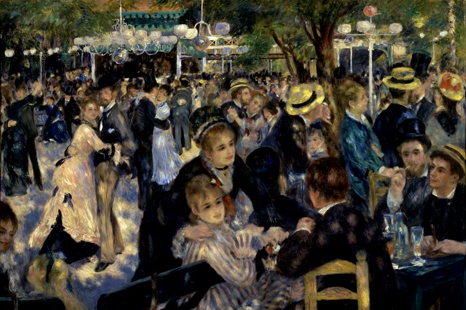 Ball at the Moulin de la Galette Renoir 1876