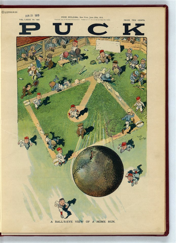 Ball's-eye view of a home run - Will Crawford. LCCN2011649603