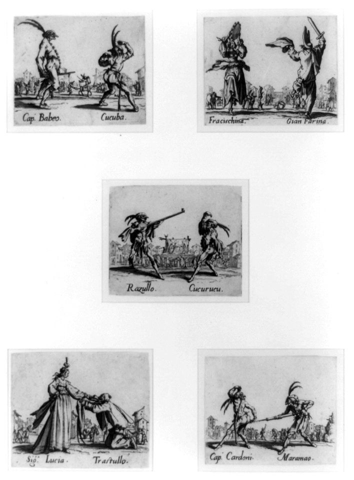 Balli di Sfessania 'di Jacomo Callot LCCN92517025
