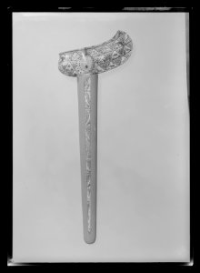 Balja till javanesisk kris nr 5029. Samhörande med balja 5030 och etui 5028, Surakarta 1835 - Livrustkammaren - 60985