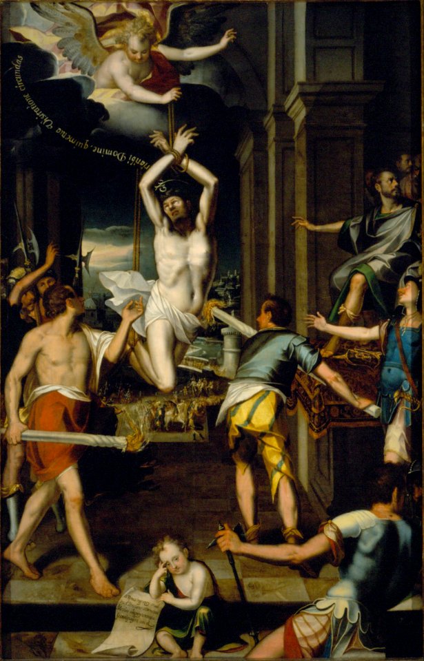 Baltasar de Echave Orio - The Martyrdom of Saint Pontianus - Google Art Project