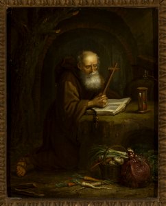 Balthasar Beschey - Hermit praying - M.Ob.1480 - National Museum in Warsaw