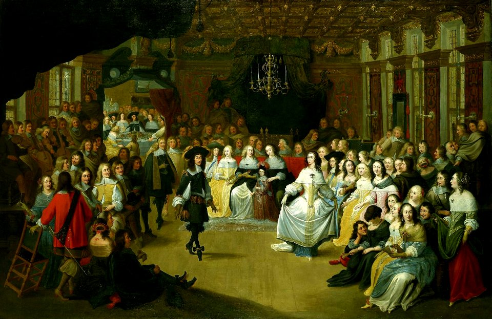 Ball given to Charles II at the Hague on his departure to England