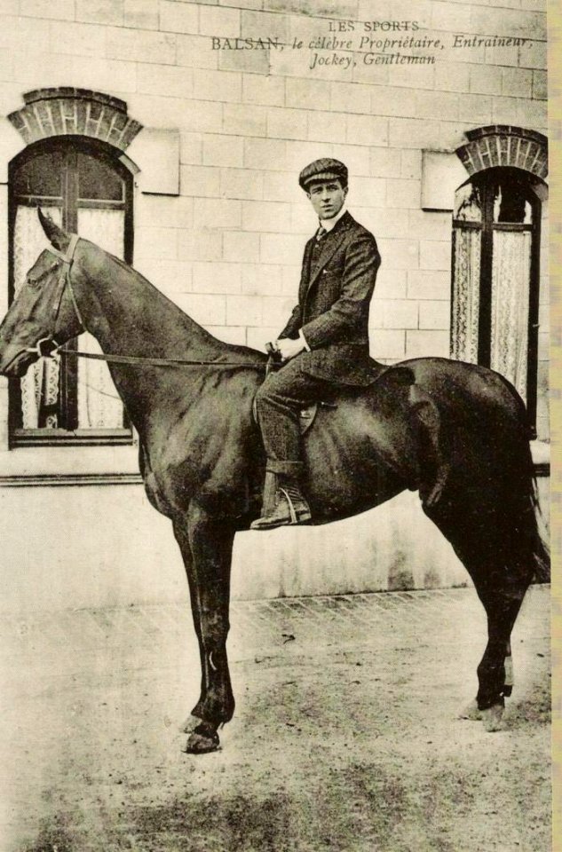 Balsan, célèbre propriétaire, entraîneur, Jockey, gentleman