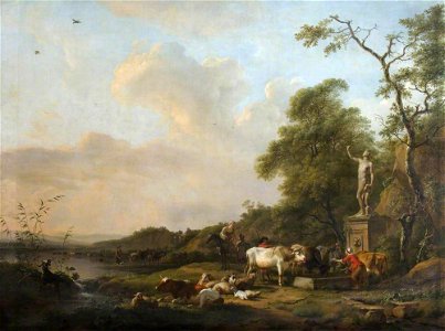 Balthazar Paul Ommeganck (1755-1826) - A Pastoral Scene - 1175955 - National Trust
