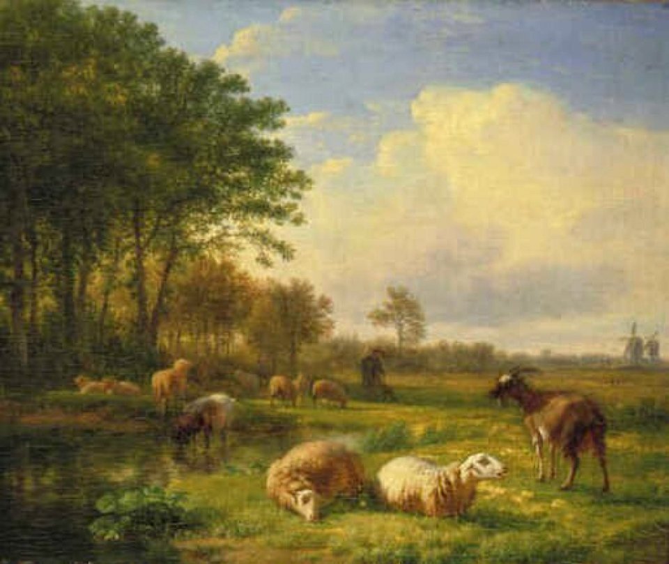 Balthasar Paul Ommeganck - Vlak landschap met bomen - 1620 (OK) - Museum Boijmans Van Beuningen