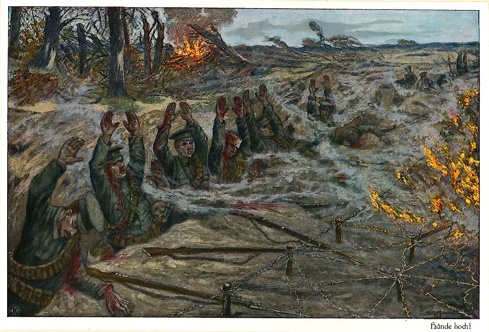 Baluschek Der Krieg Tafel 5 Bild