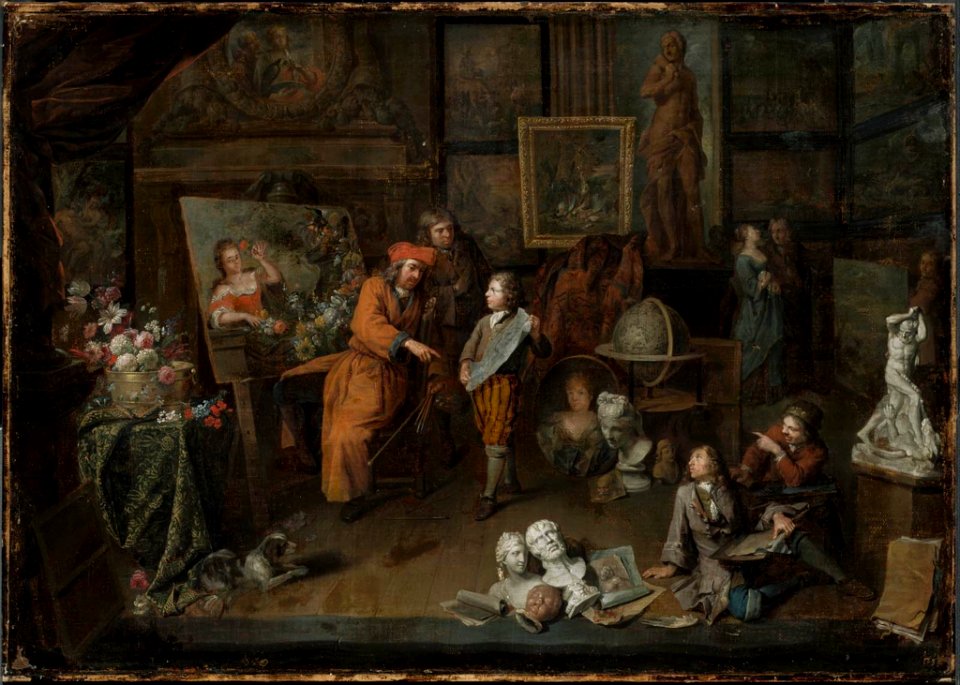 Balthazar van den Bossche II - Artist's Studio - 28.857 - Museum of Fine Arts