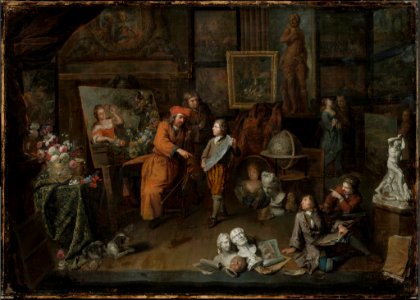 Balthazar van den Bossche II - Artist's Studio - 28.857 - Museum of Fine Arts
