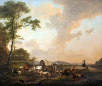 Balthazar Paul Ommeganck (1755-1826) - A Pastoral Scene - 1175956 - National Trust