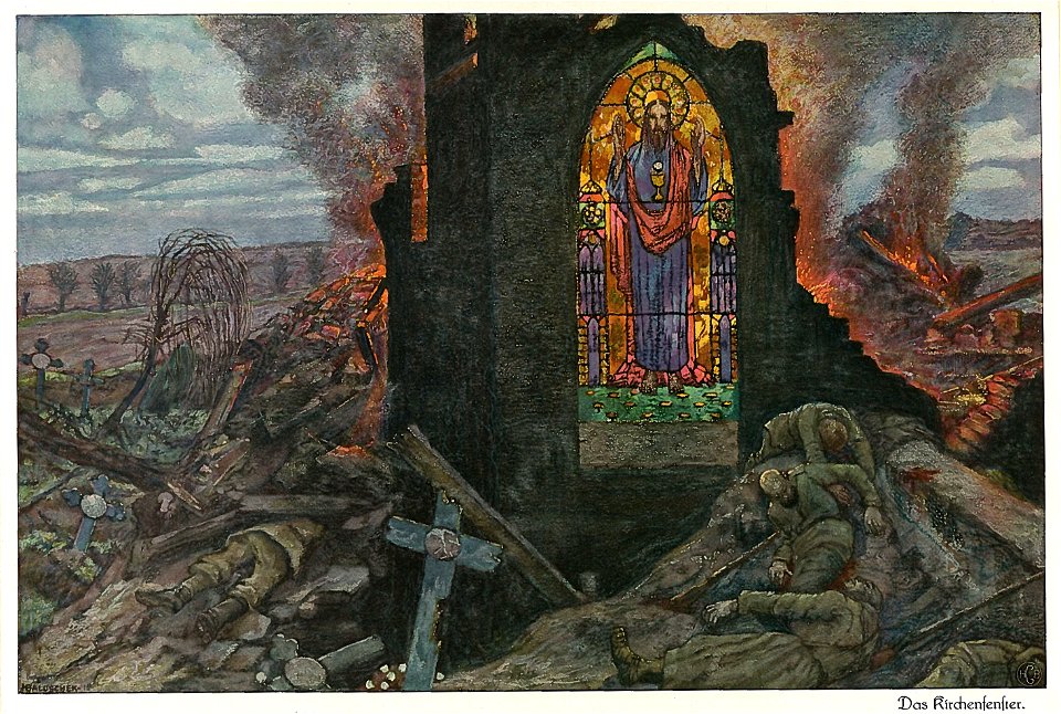 Baluschek Der Krieg Tafel 10 Bild