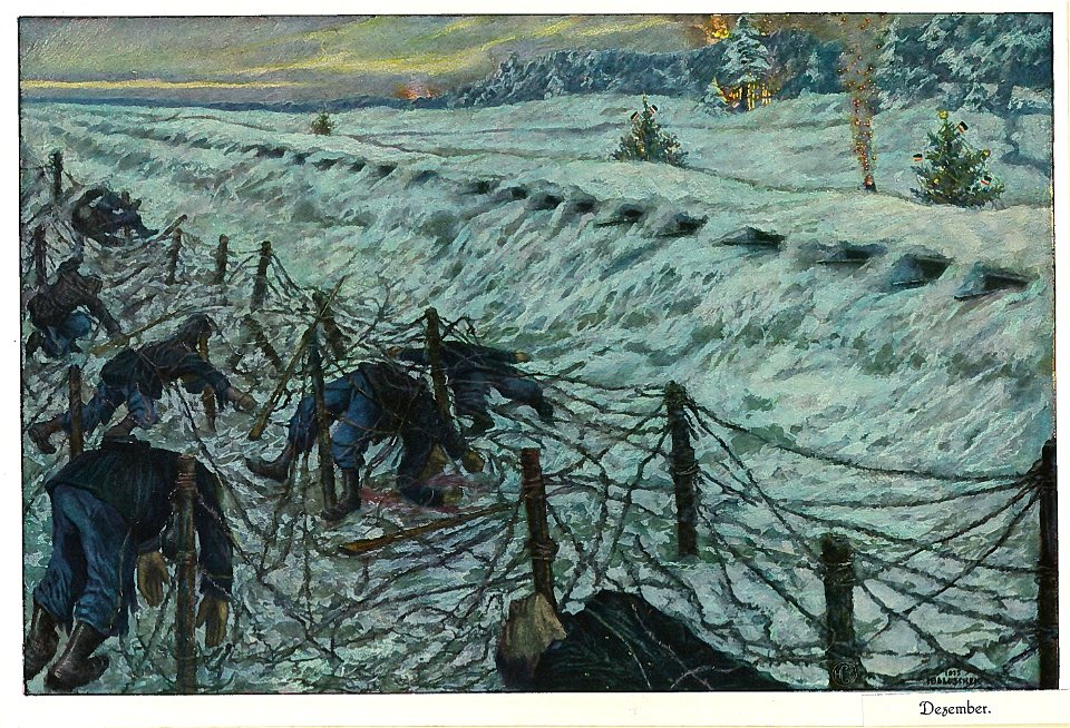 Baluschek Der Krieg Tafel 7 Bild