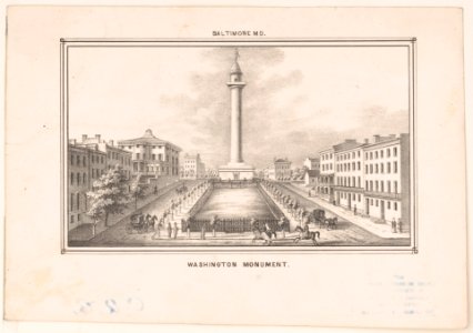 Baltimore MD. Washington Monument LCCN2003691151