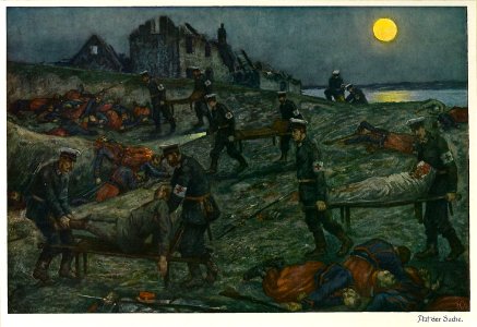Baluschek Der Krieg Tafel 11 Bild