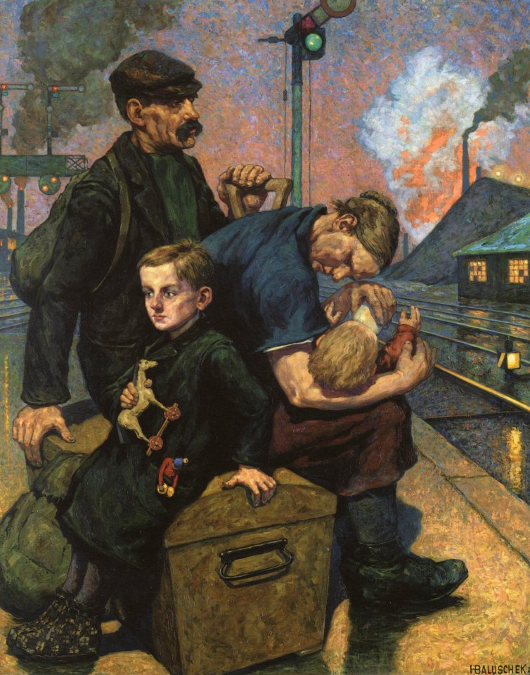 Hans Baluschek Auswanderer