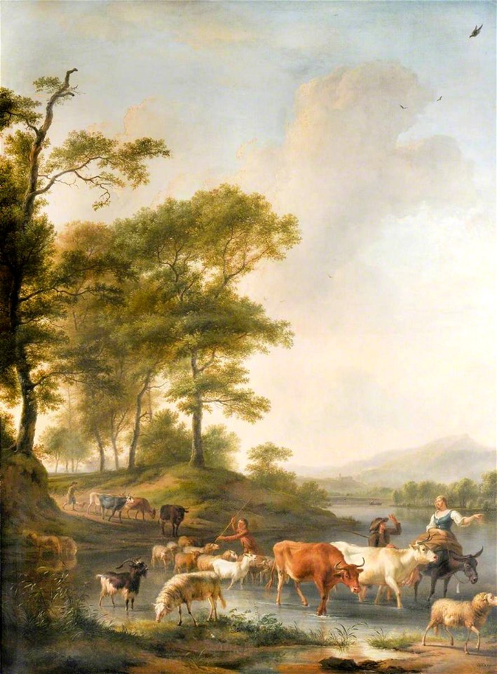 Balthazar Paul Ommeganck (1755-1826) - A Pastoral Scene - 1175957 - National Trust