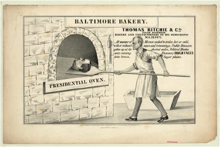 Baltimore bakery. Thomas Ritchie & Co. from Richmond-Bakers and confectioners to his democratic LCCN90708926