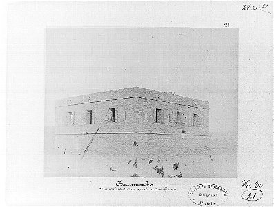 Bamako vue extérieure du pavillon des officiers