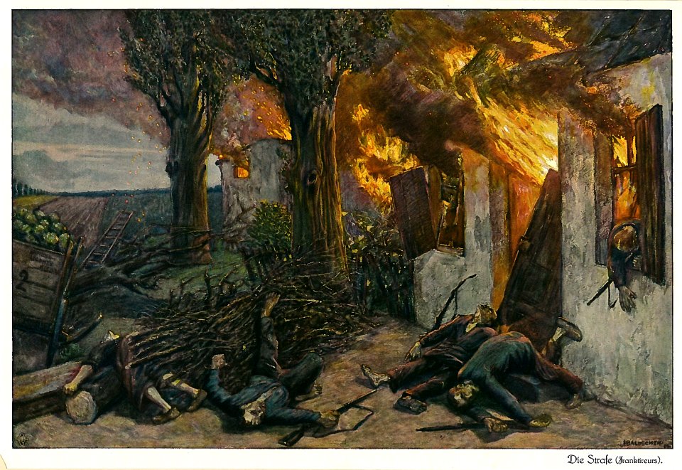 Baluschek Der Krieg Tafel 2 Bild
