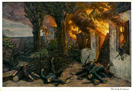 Baluschek Der Krieg Tafel 2 Bild