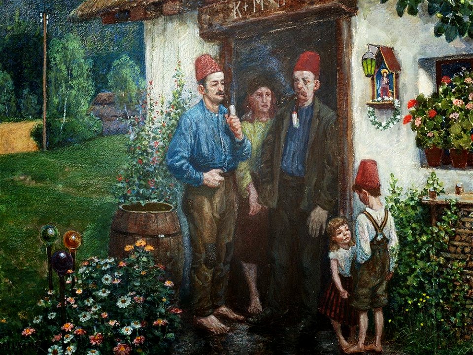 Hans Baluschek - Musselmen in Berlin (1908)