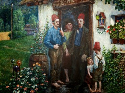 Hans Baluschek - Musselmen in Berlin (1908)